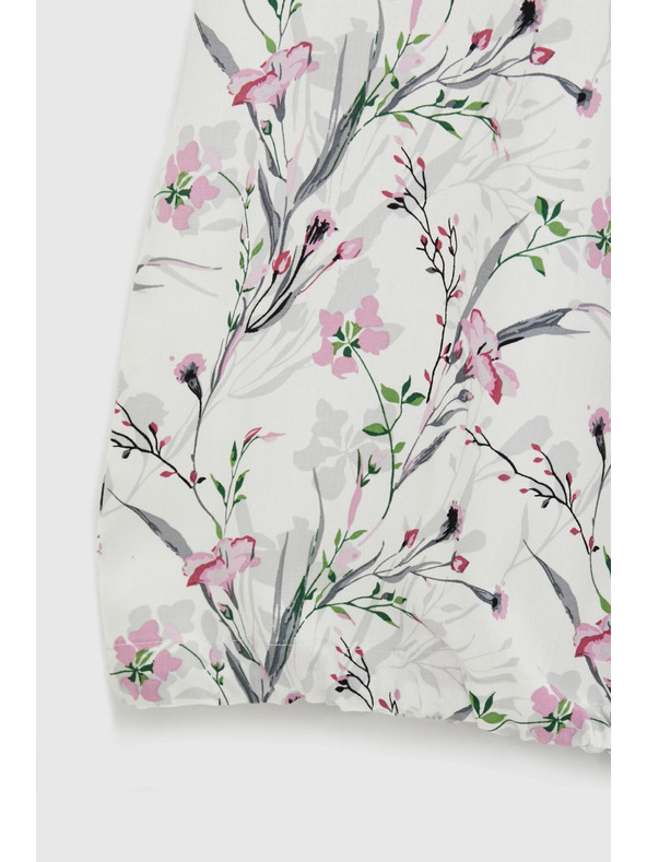 Moodo Košeľa s kvetmi ružová Moodo