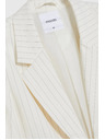 Moodo Biele pruhované sako Moodo