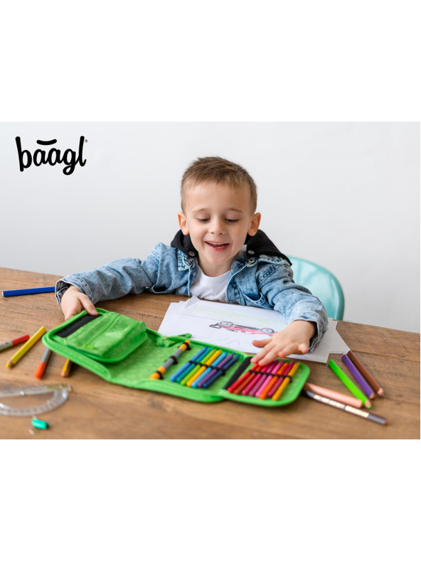 BAAGL  BAAGL Školský penal jednopodlažný Minecraft