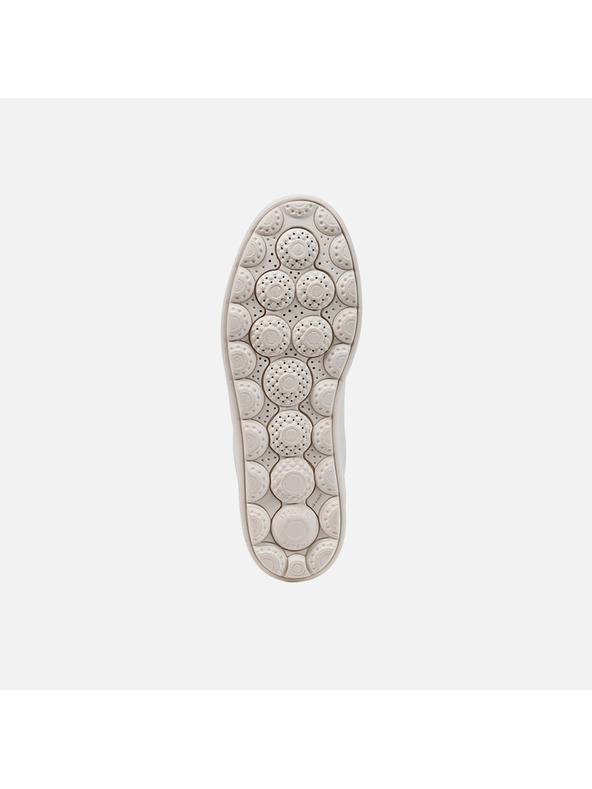 Geox Biele dámske kožené tenisky Geox Spherica Ecub