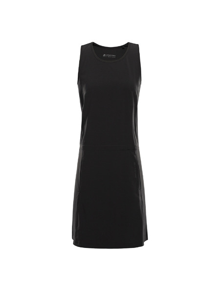 ALPINE PRO Dámske letné šaty z rýchloschnúceho materiálu ALPINE PRO COLEENA 2 black
