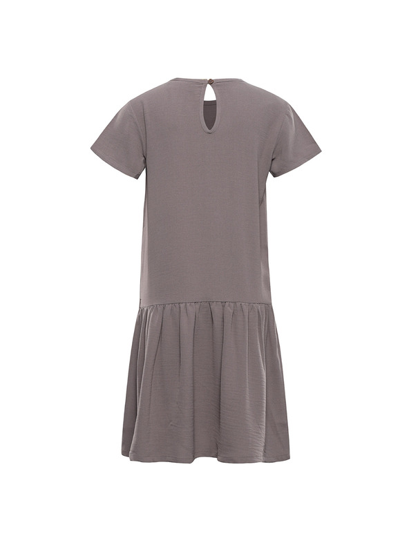 ALPINE PRO Detské šaty ALPINE PRO AKESO driftwood