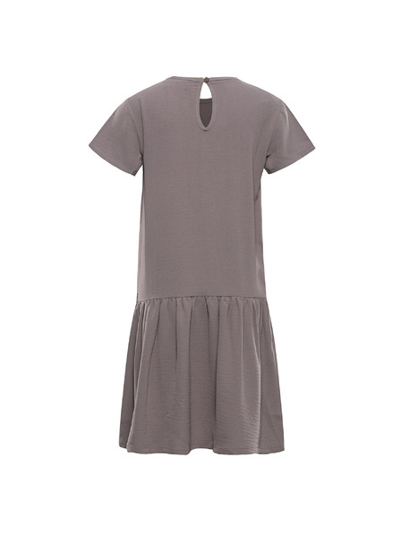 ALPINE PRO Detské šaty ALPINE PRO AKESO driftwood