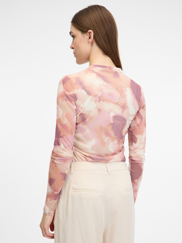 Orsay Ružové dámske tričko s dlhým rukávom ORSAY