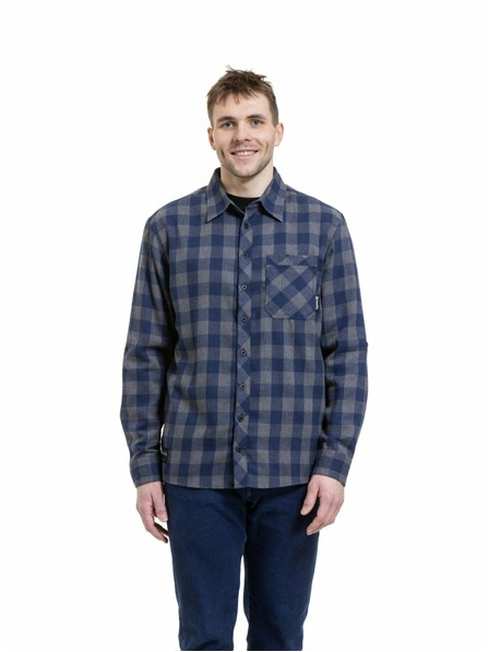 Meatfly Meatfly pánska košeľa Kurt Blue / Gray