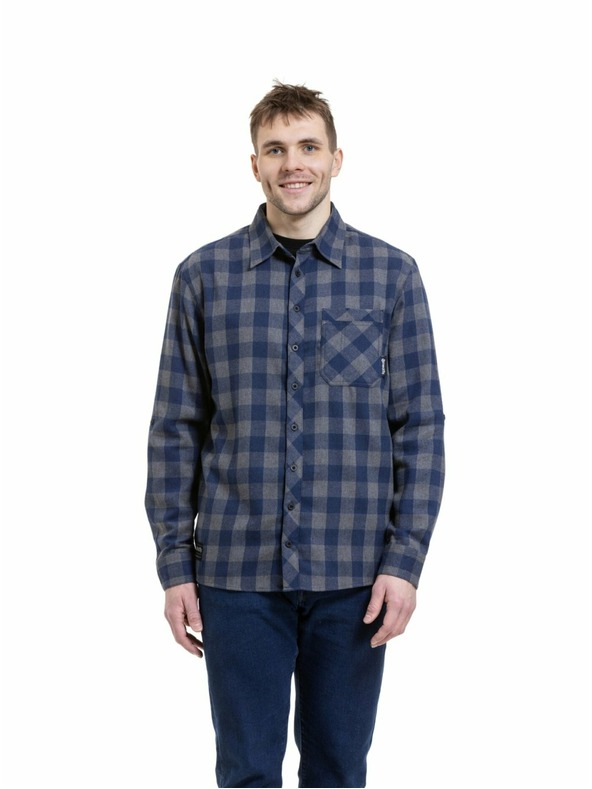 Meatfly Meatfly pánska košeľa Kurt Blue / Gray