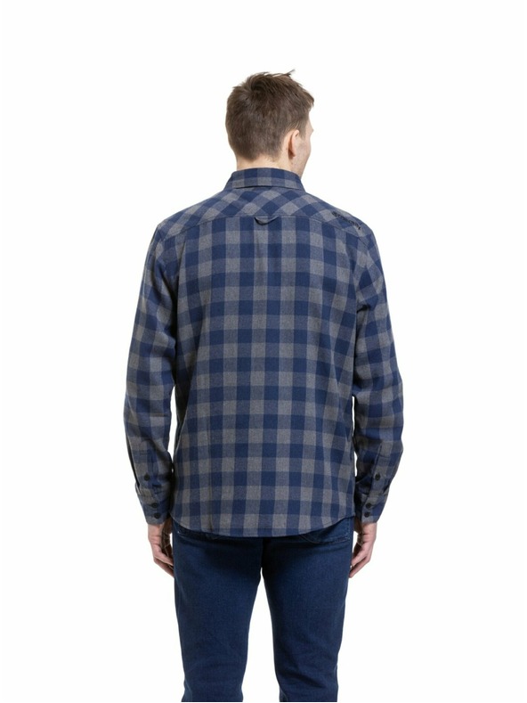 Meatfly Meatfly pánska košeľa Kurt Blue / Gray