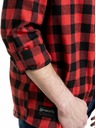 Meatfly Meatfly pánska košeľa Kurt Black / Red