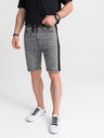 Ombre Clothing Pánske rifľové šortky - sivá W363 Ombre Clothing