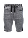 Ombre Clothing Pánske rifľové šortky - sivá W363 Ombre Clothing