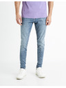 Celio Svetlomodré pánske džínsy skinny fit Celio Foskinny1