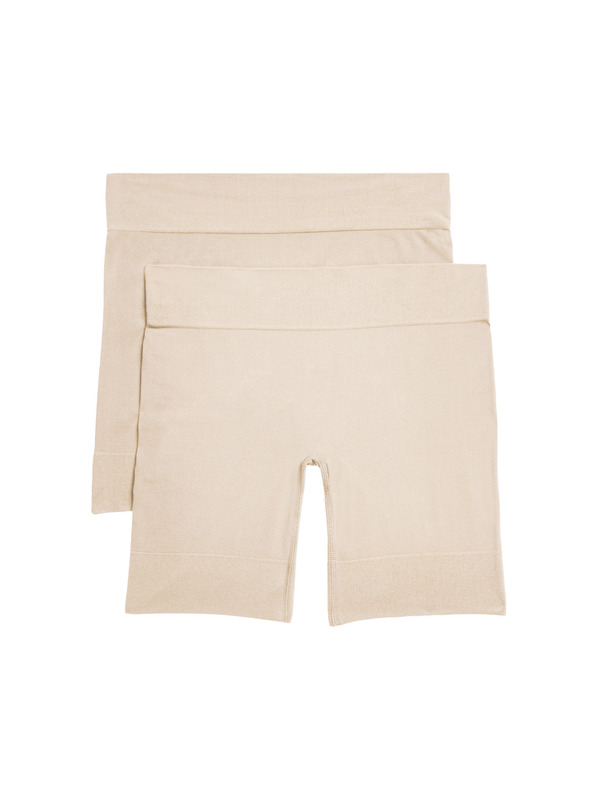 Marks & Spencer Šortky s ochranou proti odieraniu, 2 ks Marks & Spencer béžová
