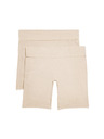 Marks & Spencer Šortky s ochranou proti odieraniu, 2 ks Marks & Spencer béžová