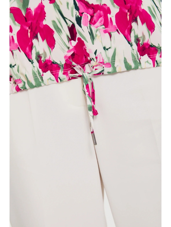 Moodo Košeľa s krátkymi rukávmi fuchsiová Moodo