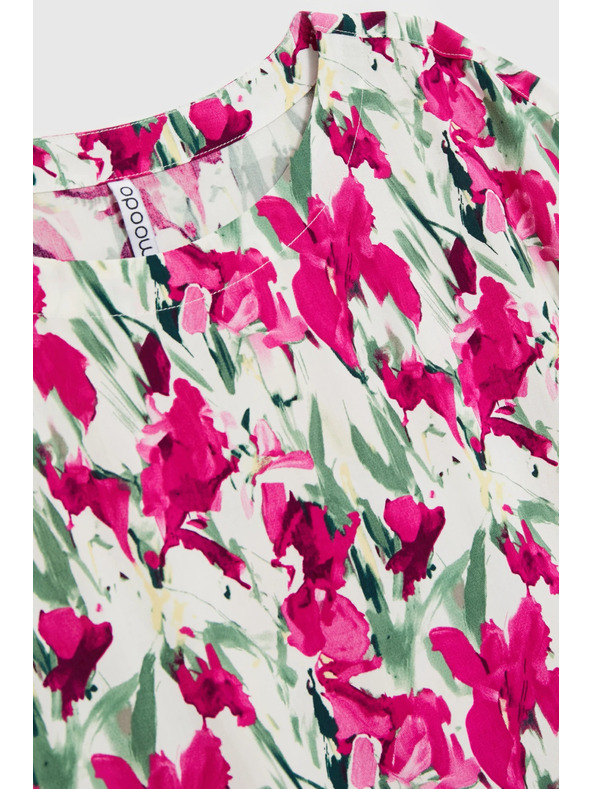 Moodo Košeľa s krátkymi rukávmi fuchsiová Moodo