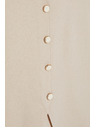 Moodo Top s ozdobnými gombíkmi béžový Moodo