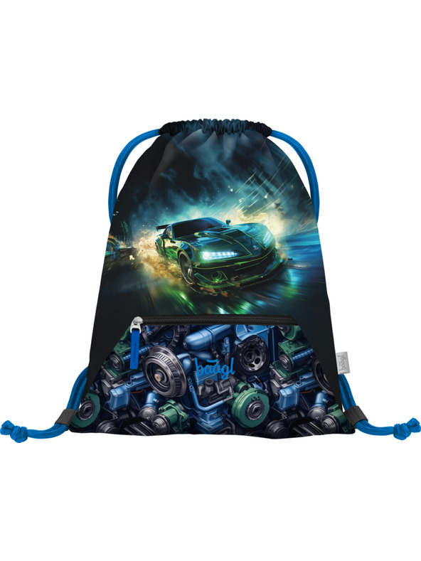 BAAGL  BAAGL SET 5 Zippy Závodné auto: aktovka, penal, vrece, zástena, peňaženka