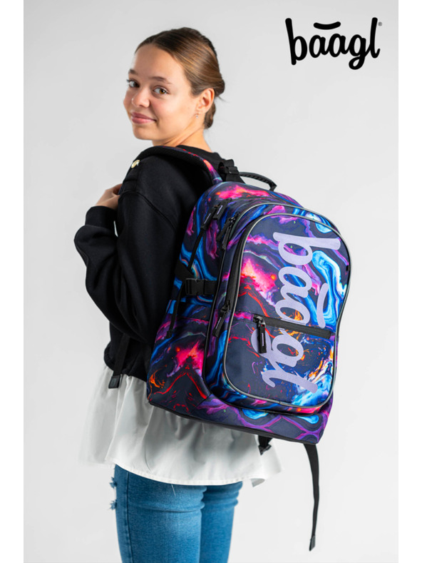 BAAGL  BAAGL Školský batoh Core Marble