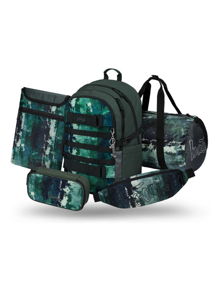 BAAGL  BAAGL SET 5 Skate Forest: batoh, penal, športová taška, ledvinka, puzdro na notebook