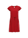 ALPINE PRO Dámske letné šaty z rýchloschnúcieho materiálu ALPINE PRO ASEDA cardinal