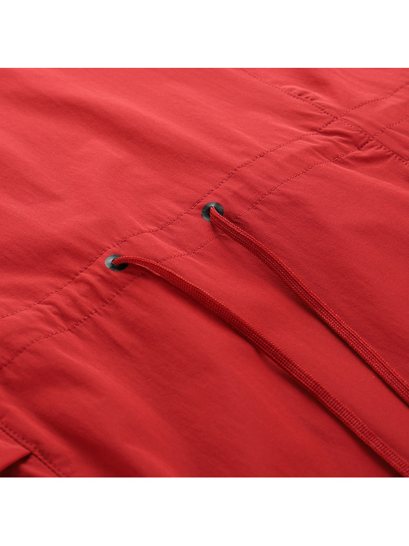 ALPINE PRO Dámske letné šaty z rýchloschnúcieho materiálu ALPINE PRO ASEDA cardinal