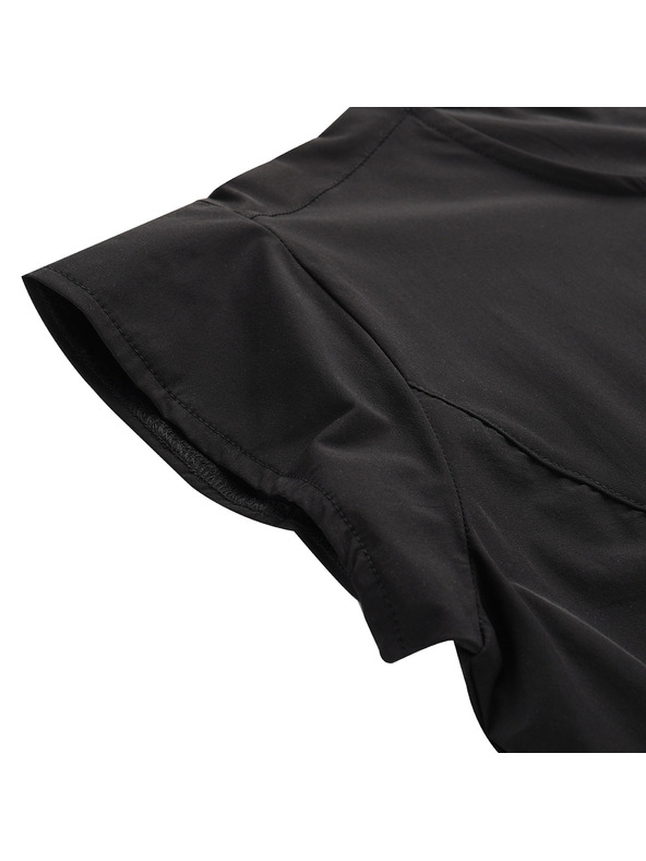 ALPINE PRO Dámske letné šaty z rýchloschnúcieho materiálu ALPINE PRO ASEDA black