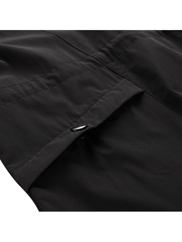 ALPINE PRO Dámske letné šaty z rýchloschnúcieho materiálu ALPINE PRO ASEDA black