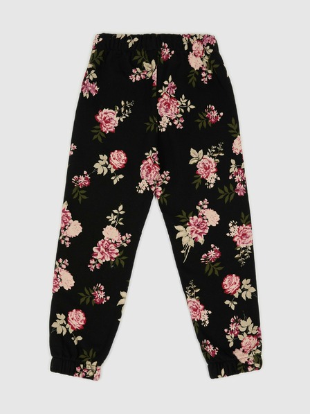 GAP Detské tepláky fleece logo army GAP