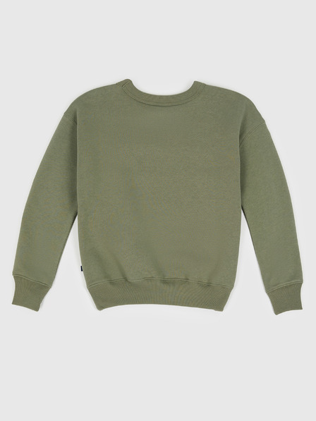 GAP Detská mikina s logom a fleece GAP