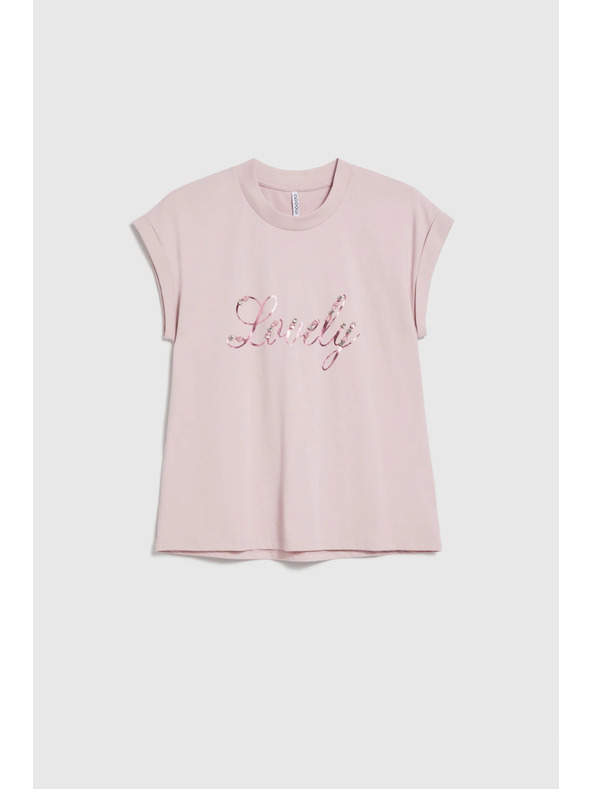 Moodo Halienka s nápisom ružová Moodo