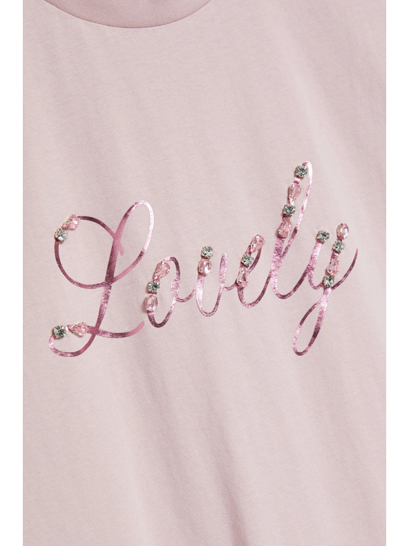 Moodo Halienka s nápisom ružová Moodo