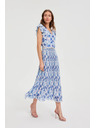 Moodo Šaty midi s kvetmi Moodo
