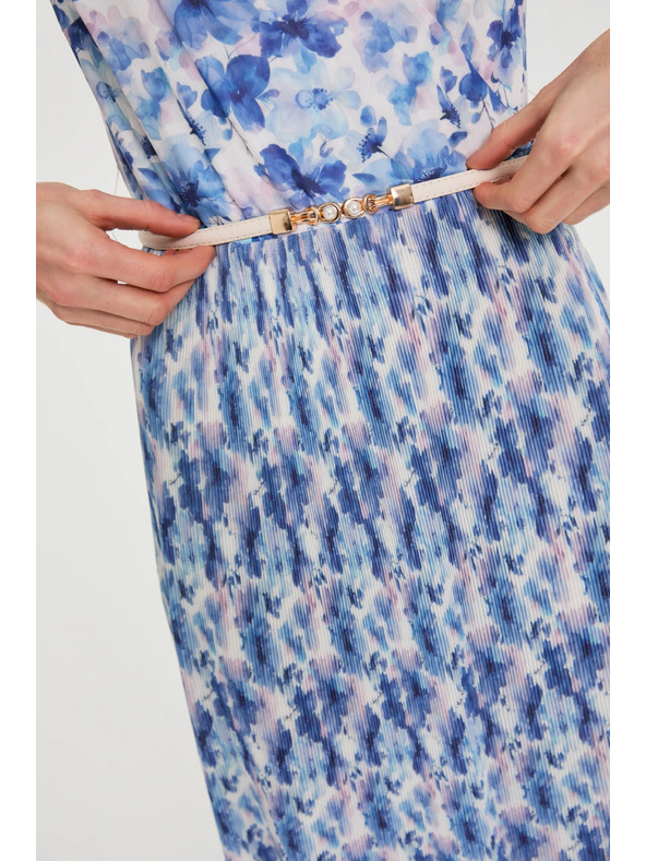 Moodo Šaty midi s kvetmi Moodo