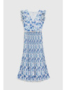 Moodo Šaty midi s kvetmi Moodo