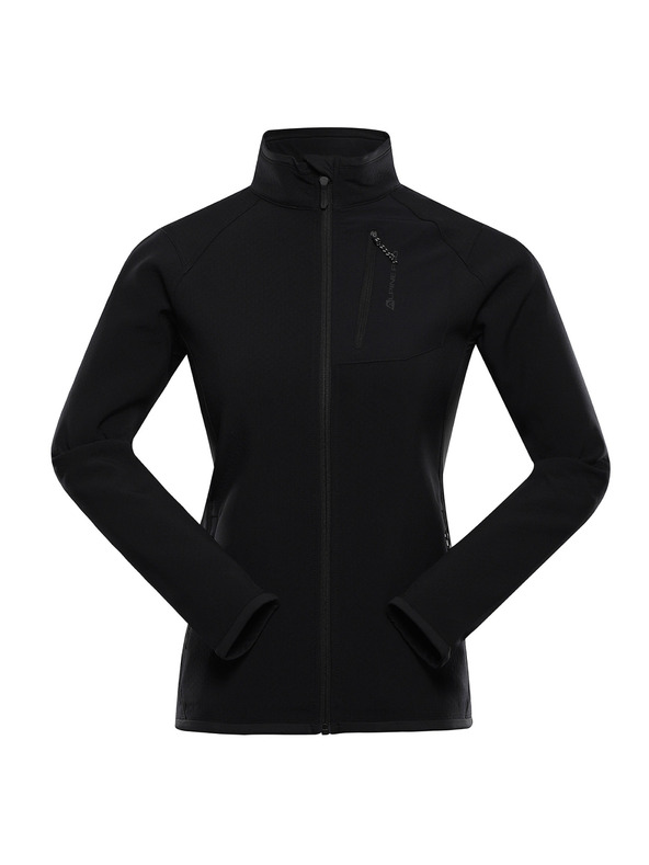 ALPINE PRO Dámska ohrievajúca mikina na zips ALPINE PRO MORWA black