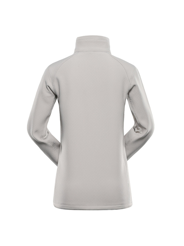 ALPINE PRO Detská mikina na zips ALPINE PRO MORWO dove