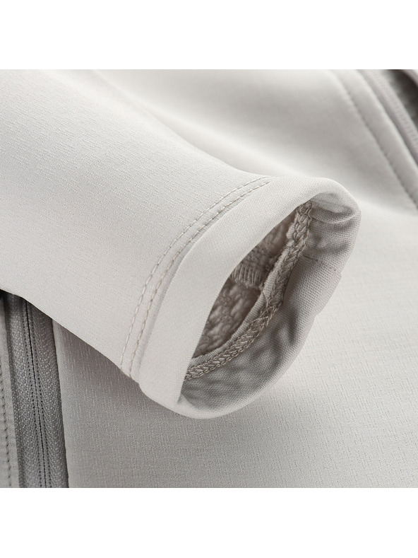 ALPINE PRO Detská mikina na zips ALPINE PRO MORWO dove