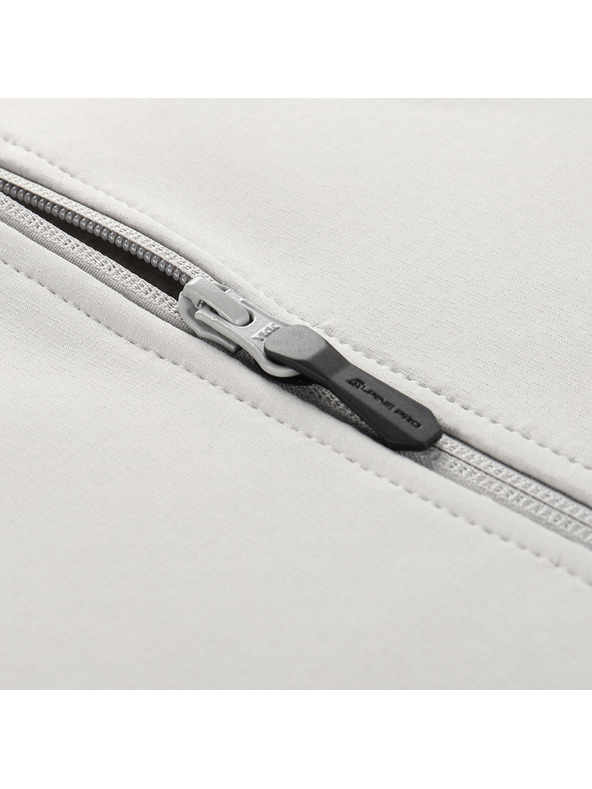 ALPINE PRO Detská mikina na zips ALPINE PRO MORWO dove