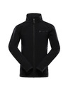 ALPINE PRO Detská mikina na zips ALPINE PRO MORWO black