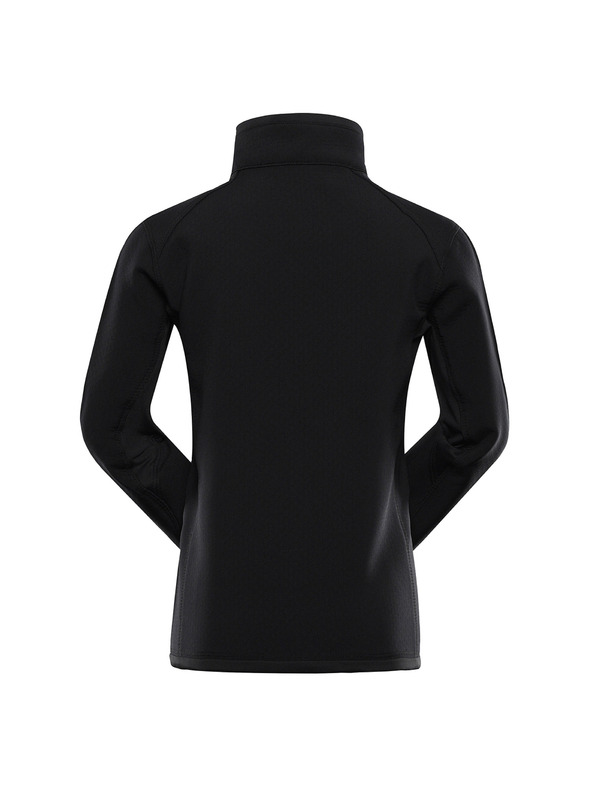 ALPINE PRO Detská mikina na zips ALPINE PRO MORWO black