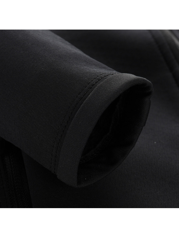 ALPINE PRO Detská mikina na zips ALPINE PRO MORWO black