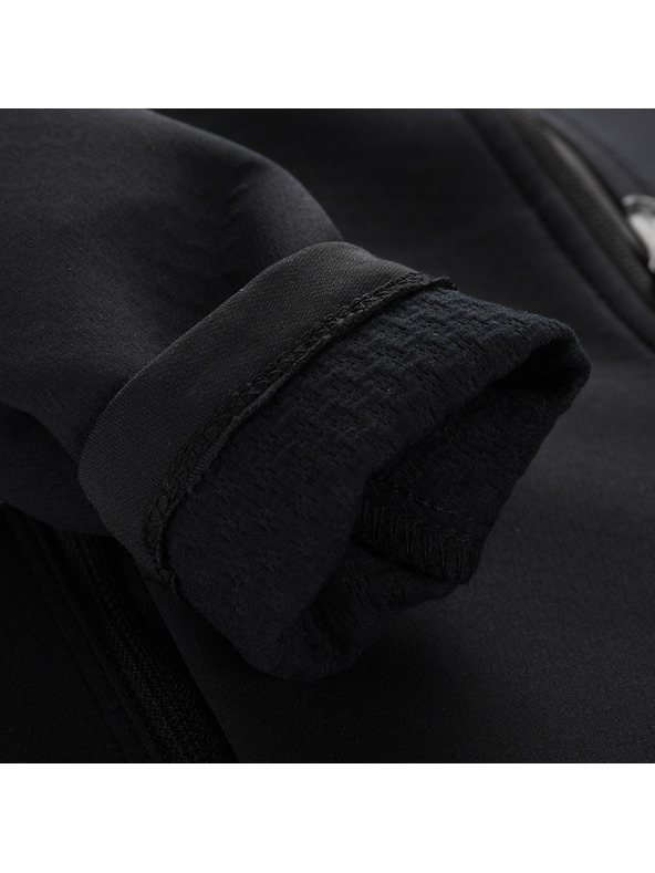 ALPINE PRO Detská mikina na zips ALPINE PRO MORWO black