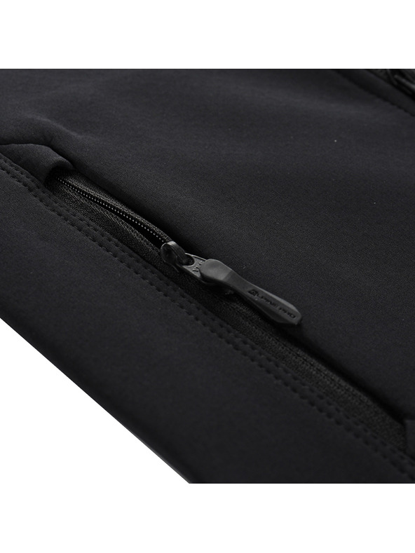 ALPINE PRO Detská mikina na zips ALPINE PRO MORWO black