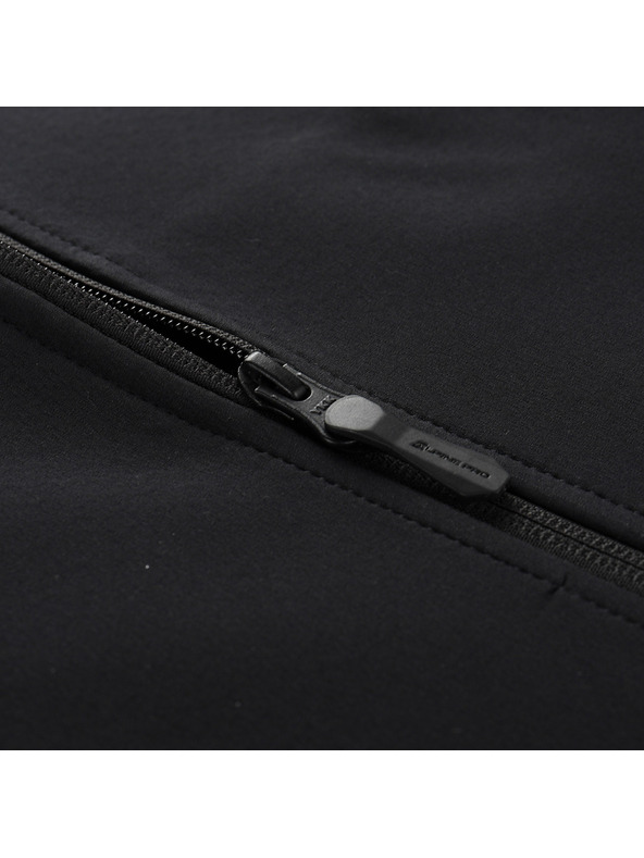 ALPINE PRO Detská mikina na zips ALPINE PRO MORWO black