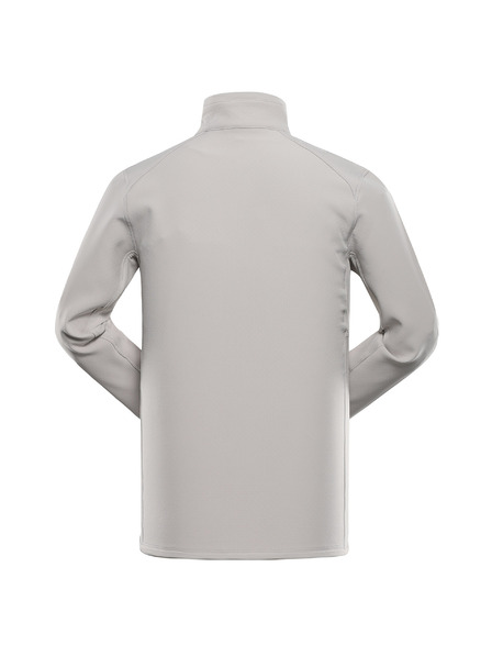 ALPINE PRO Pánska mikina na zips ALPINE PRO MORW dove