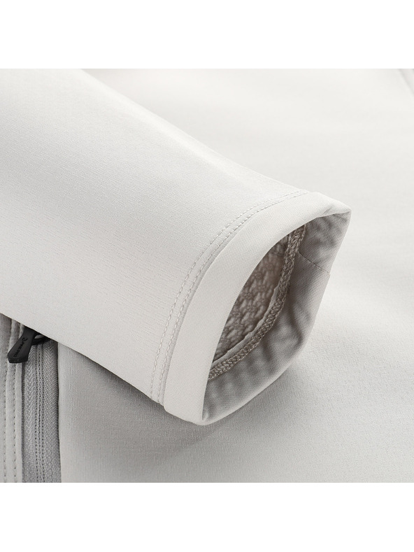 ALPINE PRO Pánska mikina na zips ALPINE PRO MORW dove