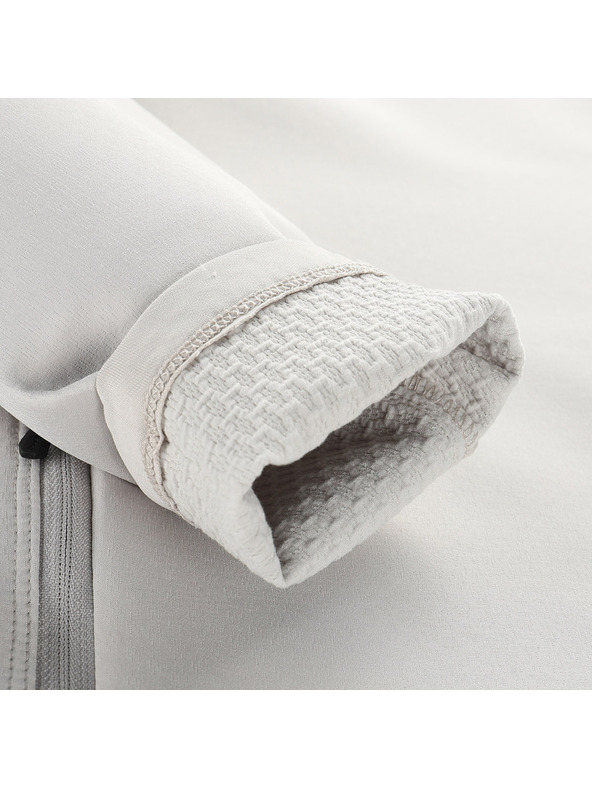 ALPINE PRO Pánska mikina na zips ALPINE PRO MORW dove