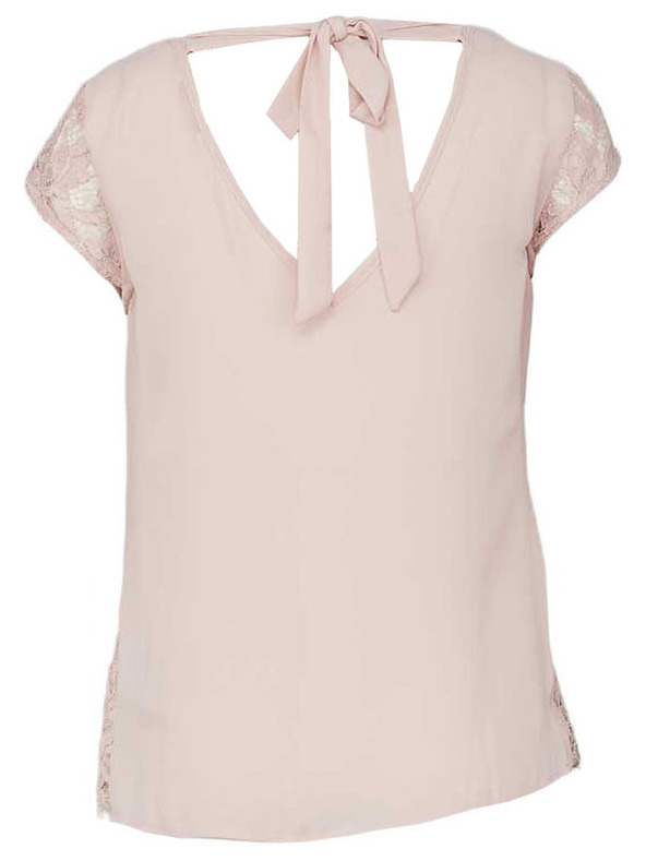 CAMAIEU Svetloružová blúzka CAMAIEU