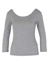 CAMAIEU Pruhované tričko s dlhým rukávom CAMAIEU
