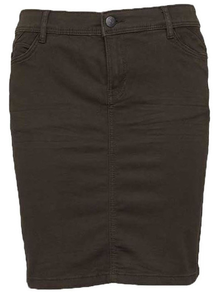 CAMAIEU Khaki sukňa CAMAIEU